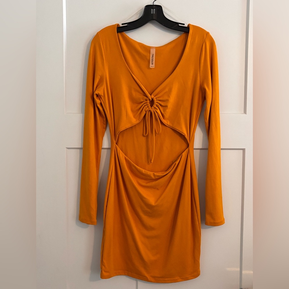 Orange Mini Dress